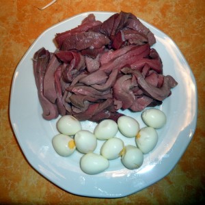 carne e uova di quaglia