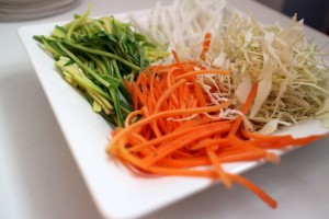 le verdure a julienne