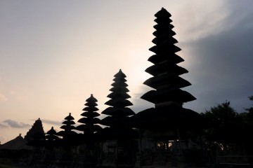 Le pagode del Pura Taman Ayun