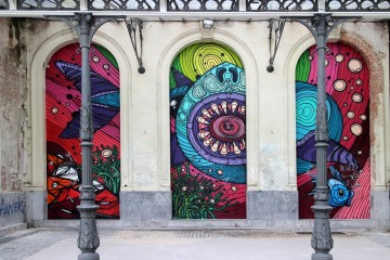 graffiti di anversa e street art: Dzia e Gijs Vanhee