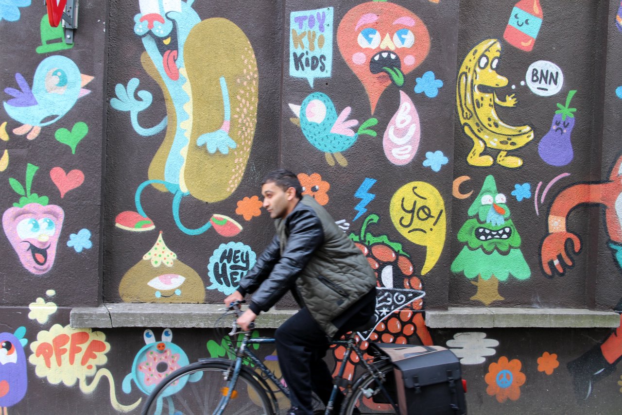 Street art e Graffiti di Gent: Bue the Warrior