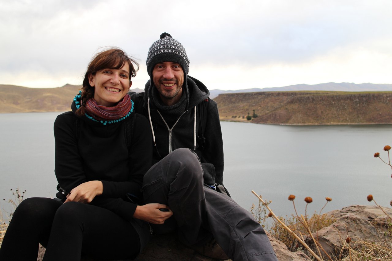 lago titicaca fai da te: il paesaggo sulla laguna di umayo a sillustani