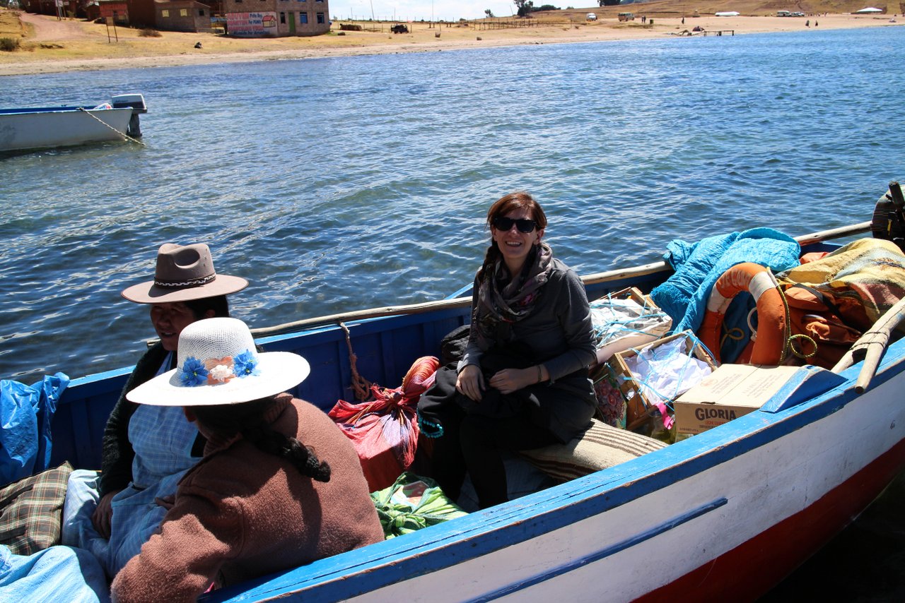 lago titicaca fai da te: la barca per Amantani