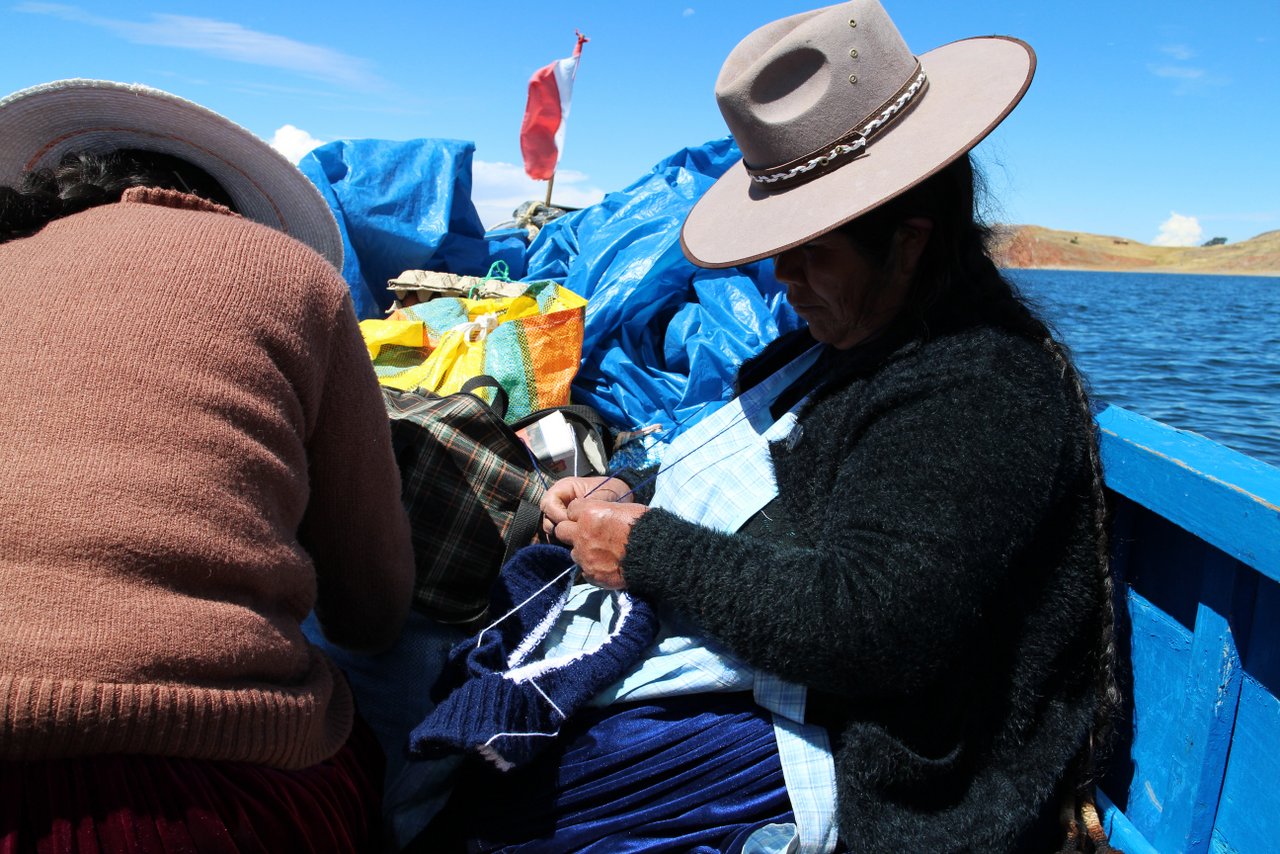 lago titicaca fai da te: la barca per Amantani