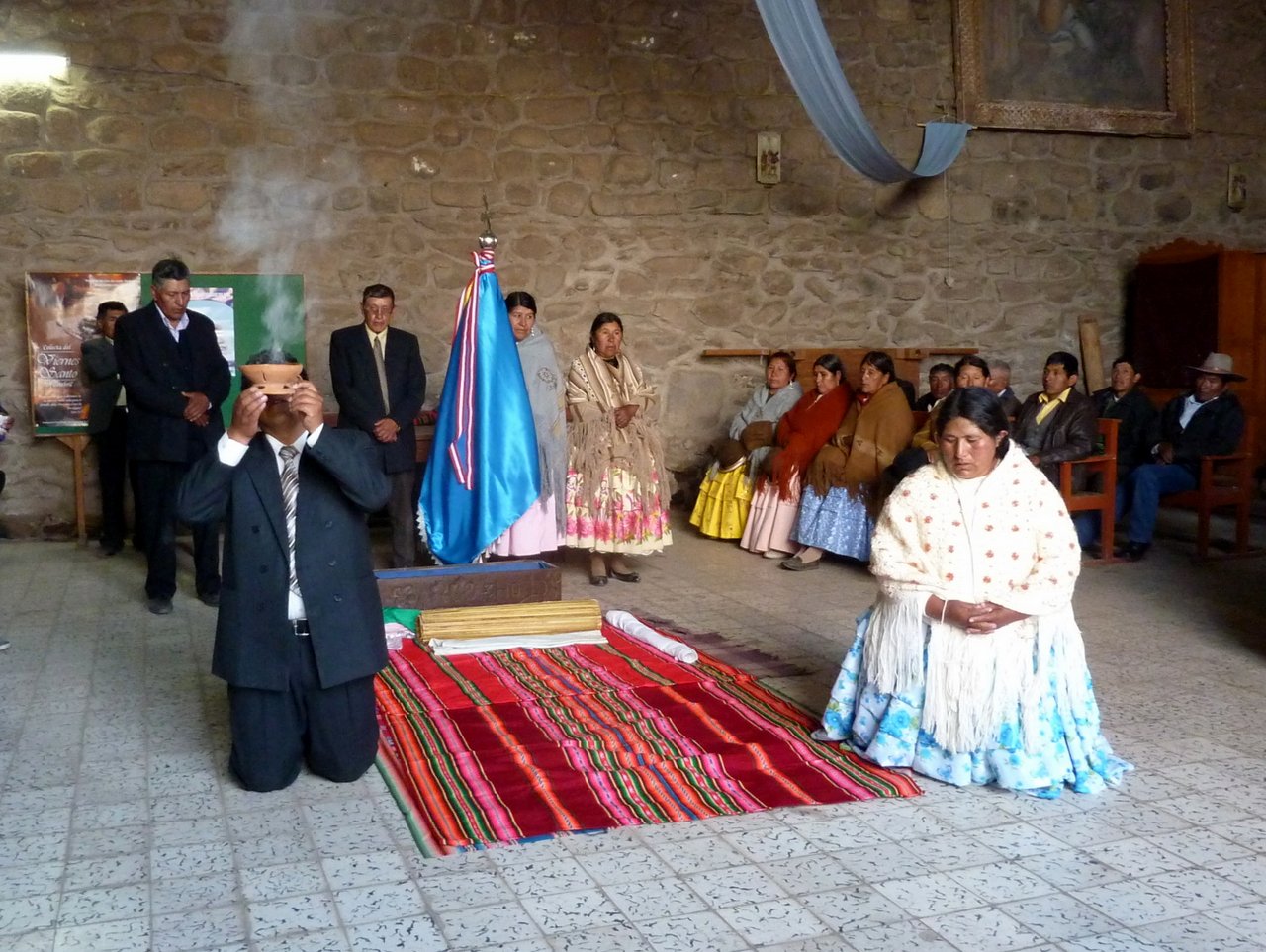 lago titicaca fai da te: rito religioso a Chucuito