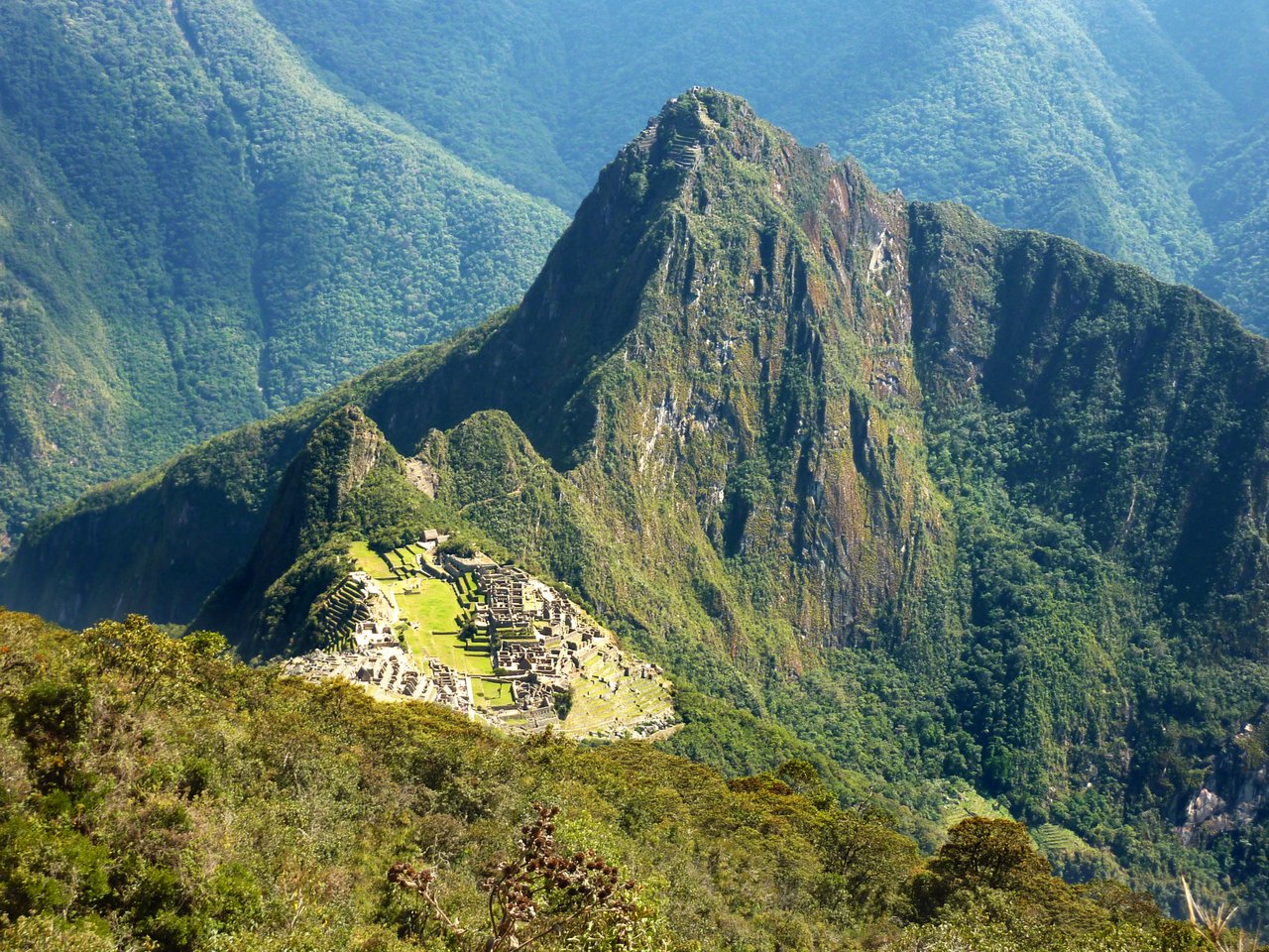 Machu Picchu low cost: veduta da Cerro Machu Picchu