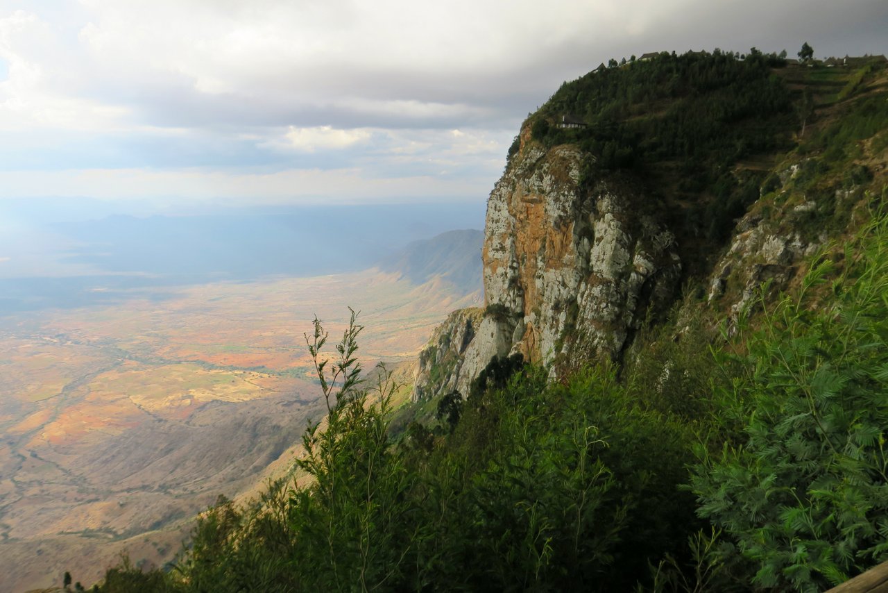 tanzania itinerario fai da te. Vista da Mambo Cliff, Usambara