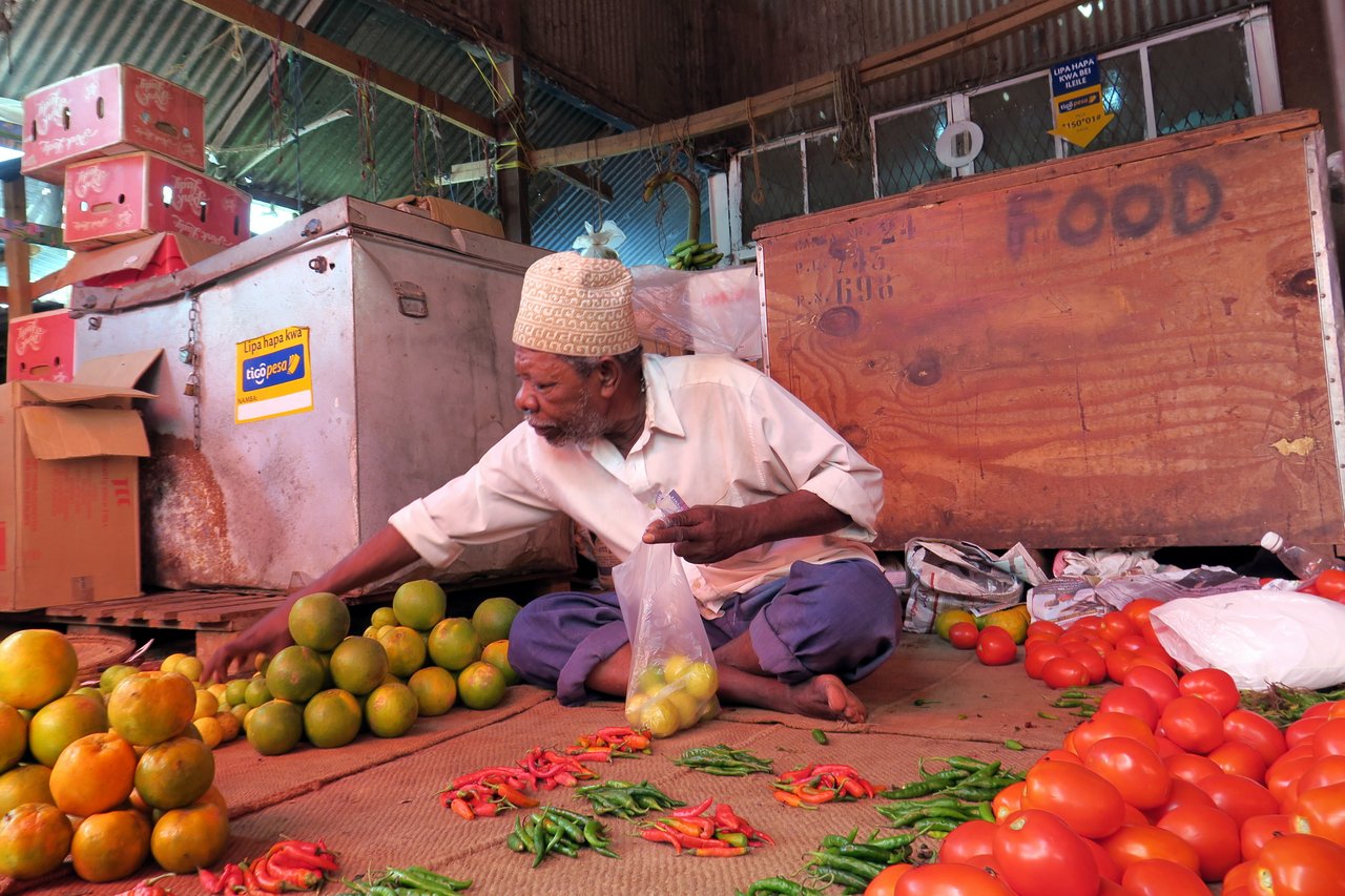 il mercato di zanzibar