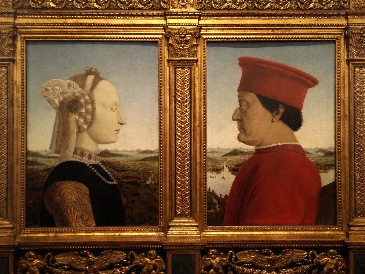 due giorni a firenze: "Doppio ritratto dei duchi di Urbino" di Piero della Francesca