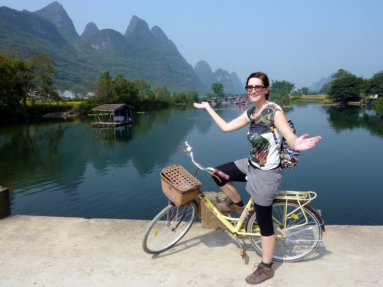 itinerario di quatto settimane in cina: In bici a Yangshuo