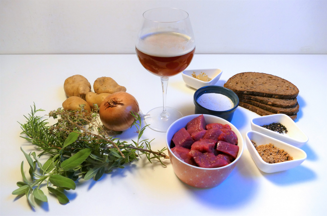 spezzatino alla birra belga: ingredienti