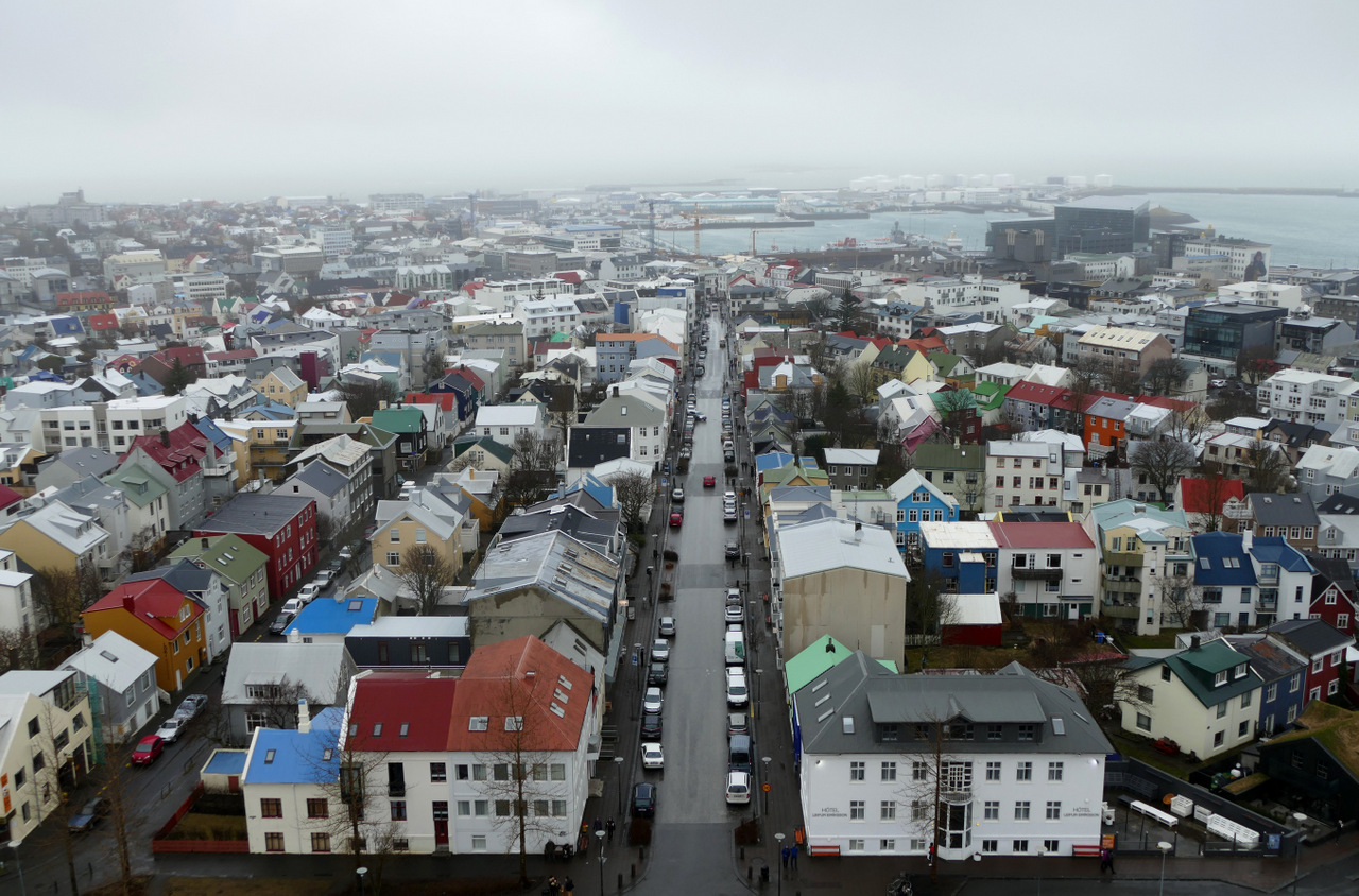 reykjavik in un giorno - la vista dal campanile