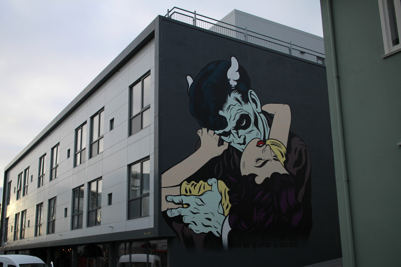 reykjavik in un giorno - street art