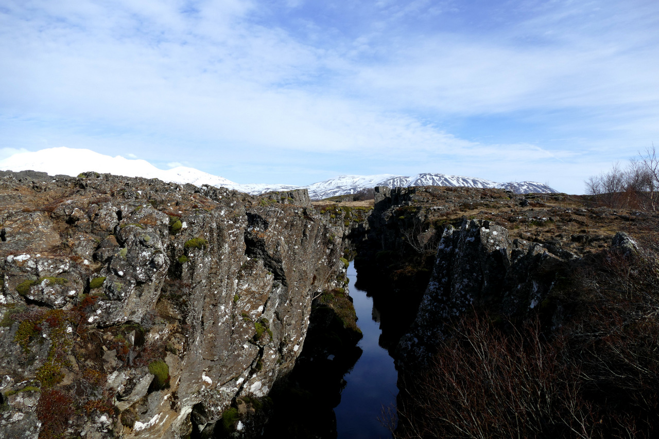 islanda golden circle: la spaccatura di Silfra