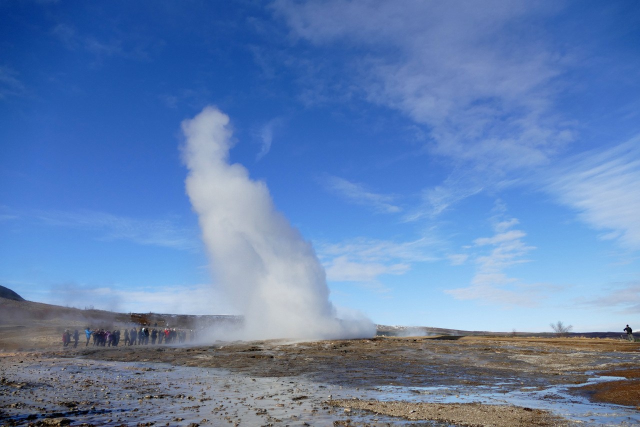 islanda golden circle: geysir