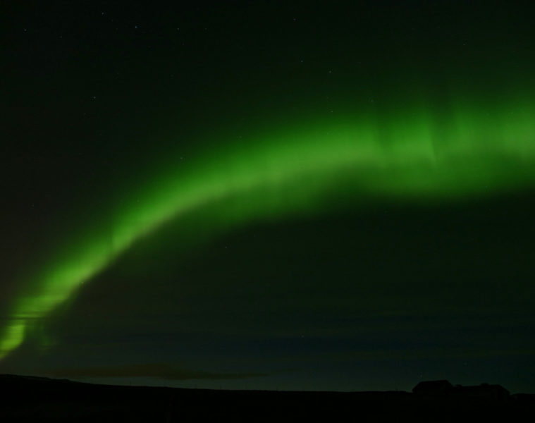 islanda golden circle: aurora boreale
