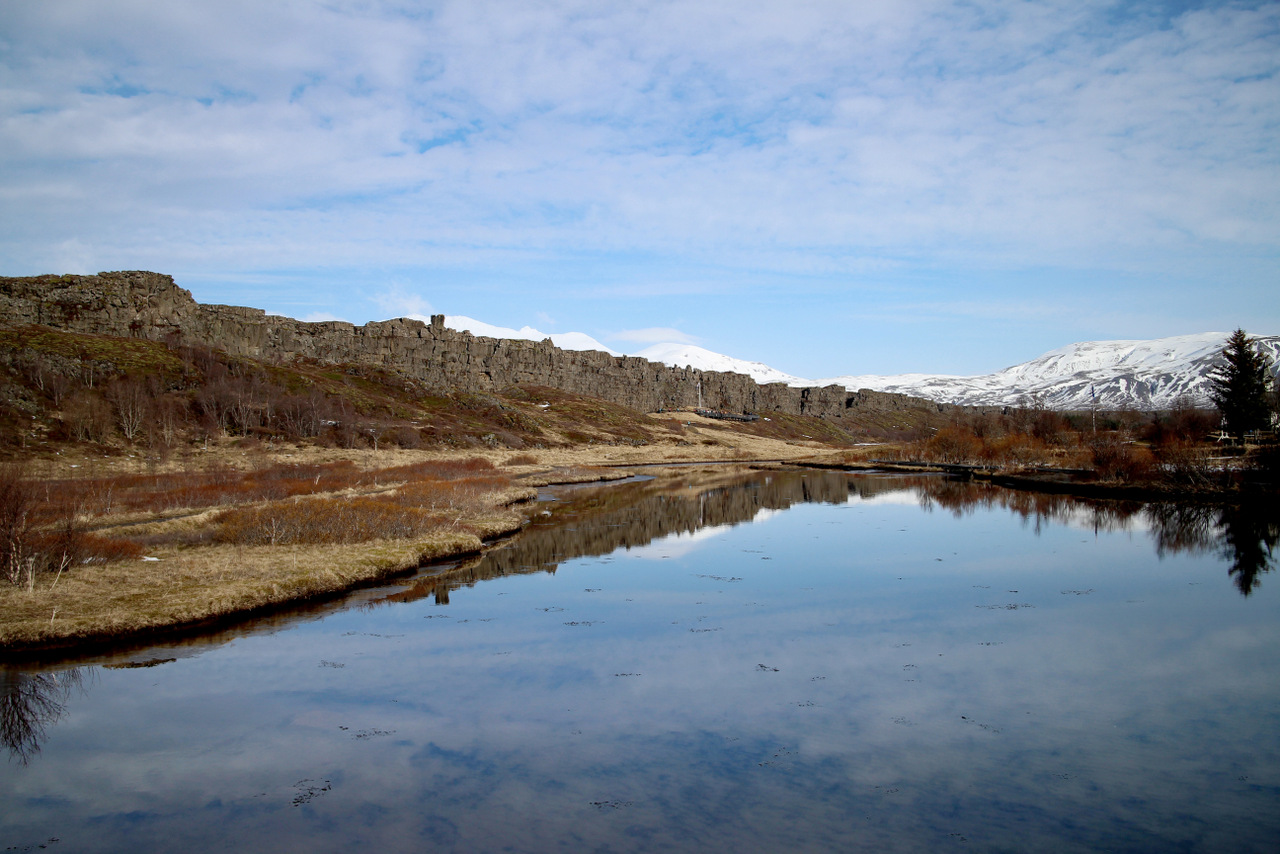 islanda golden circle: Riflessi a Þingvellir