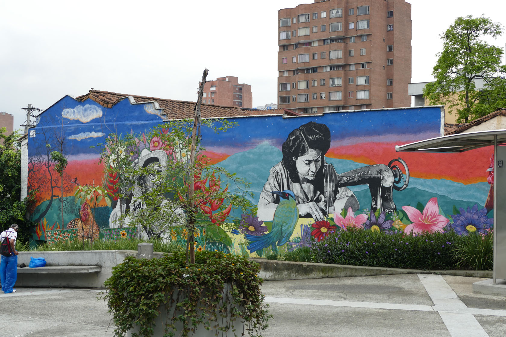 Street art a Medellin: El Poie, Raronica