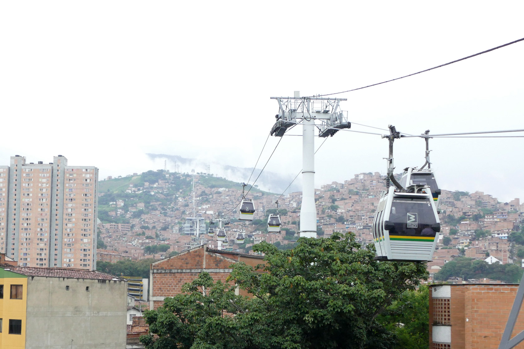 Il metro cable di Medellin