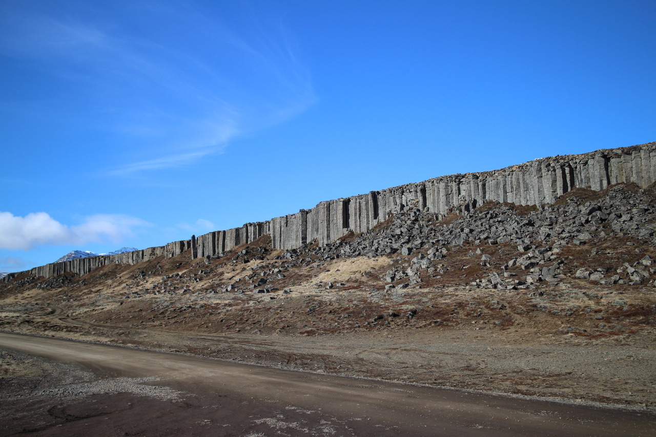 penisola di snaefellsness: muro di gerduberg